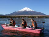 山中湖、ワカサギ、わかさぎ、ドーム船、貸切